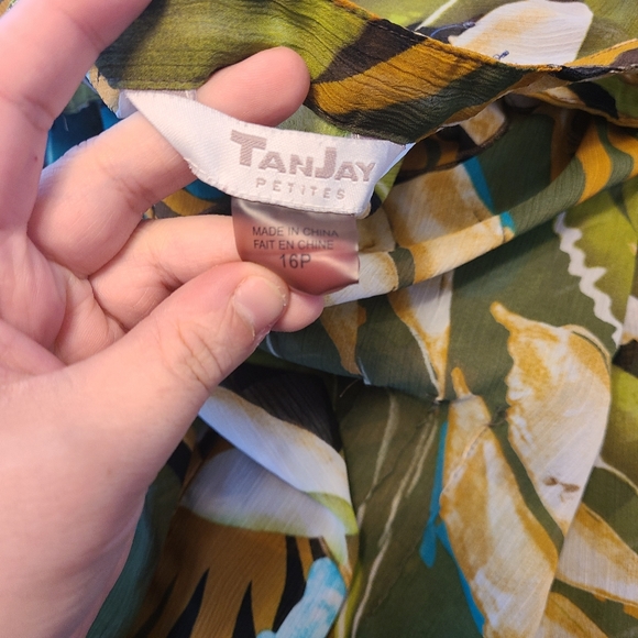 Tanjay Petites Sheer Blouse - Picture 2 of 7